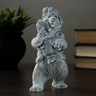 Сувенир "Медведь с самоваром" 14,5см - фото 320091042