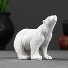 Фигура "Медведь белый №1" 7,5х10,5см - фото 320091051