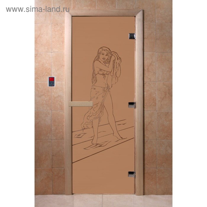 Дверь «Дженифер», размер коробки 200 × 80 см, правая, цвет матовая бронза - Фото 1