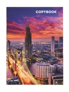 Тетрадь А4, 48 листов в клетку «Город», серые листы - Фото 2