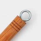 Сковорода-оладница чугунная, 37×19 см, деревянная ручка - Фото 7