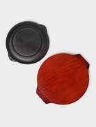 Сковорода «Круг», d=20 см, на деревянной подставке, индукция, чугун, чёрная - Фото 6