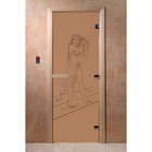 Дверь «Дженифер», размер коробки 190 × 70 см, правая, цвет матовая бронза - фото 298159150