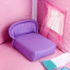 Домик кукольный из текстиля «Ми-ми-домик» розово-голубой - Фото 5