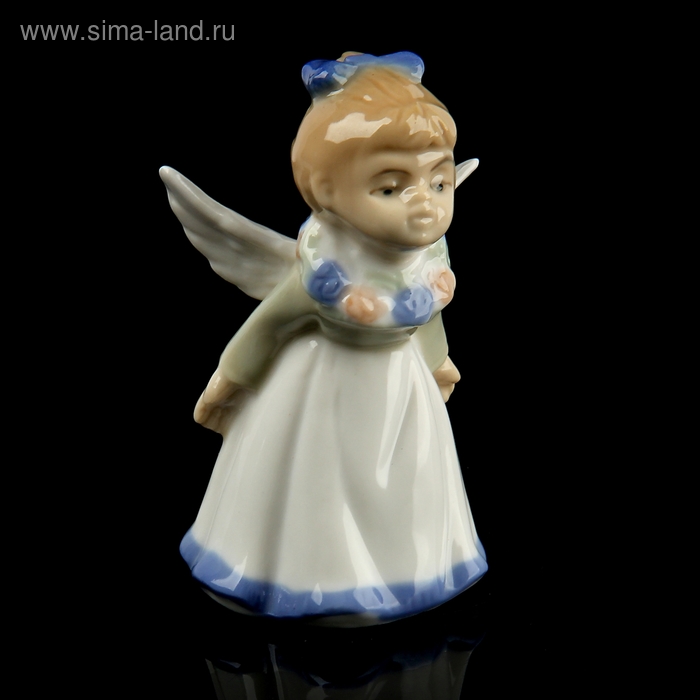Сувенир "Ангелочек в бантике" 10х6х5,5 см - Фото 1