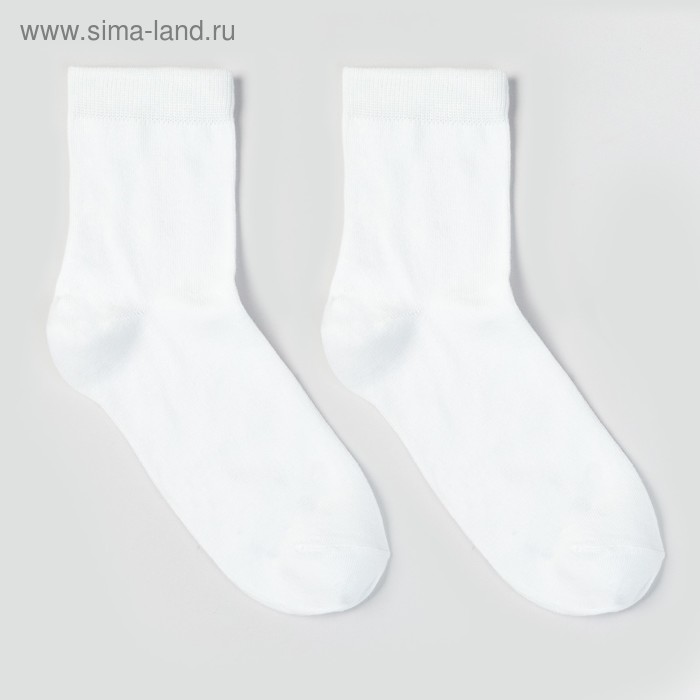 Носки детские, цвет белый, размер 16 - Фото 1