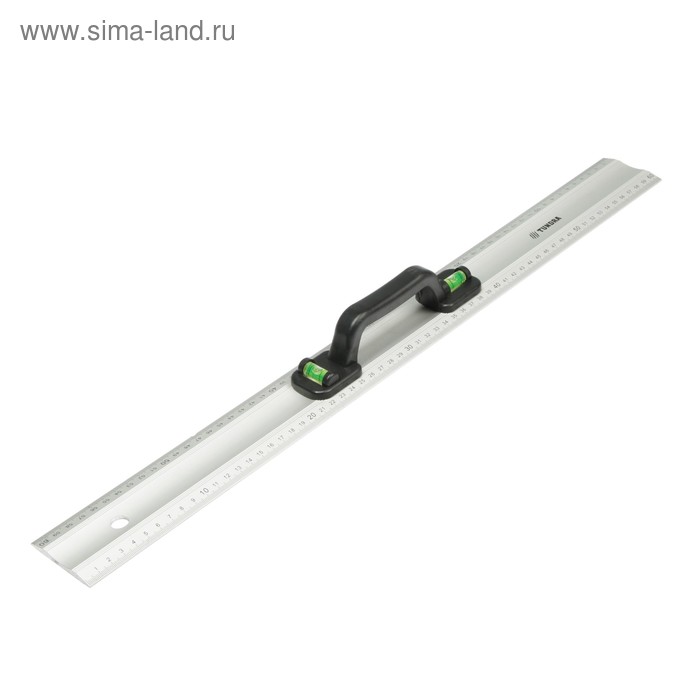 УЦЕНКА Линейка алюминиевая ТУНДРА, с уровнем 600 мм - Фото 1