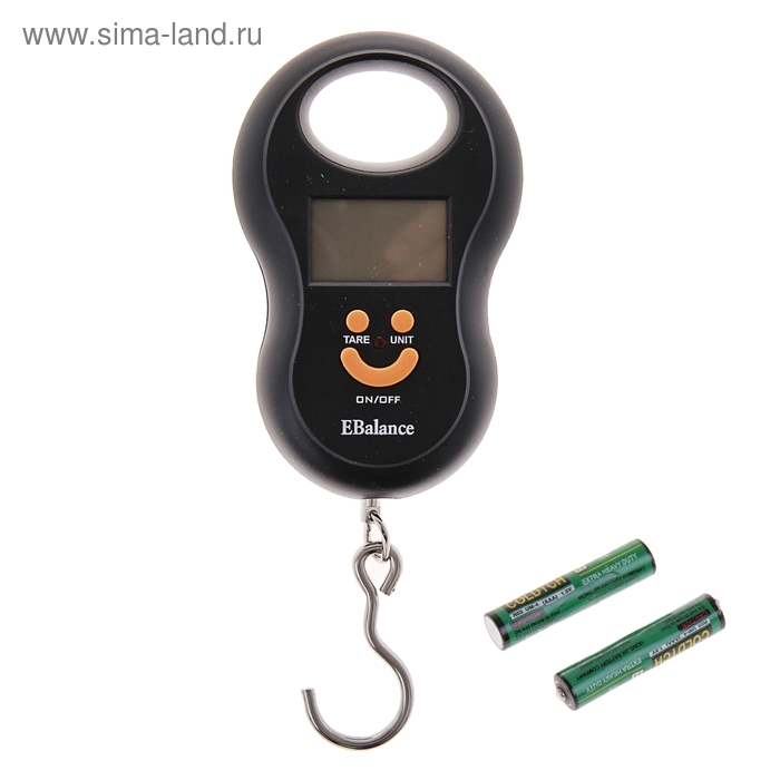 Весы электронные-безмен до 55 кг, с функцией термометра - Фото 1