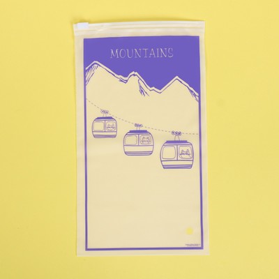 Пакет для хранения вещей Mountains, 14.5 × 25 см
