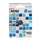 Карта памяти Mirex microSD, 2 Гб, класс 4 - фото 8797176