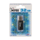 Флешка Mirex UNIT BLACK, 32 Гб, USB2.0, чт до 25 Мб/с, зап до 15 Мб/с, черная - Фото 3