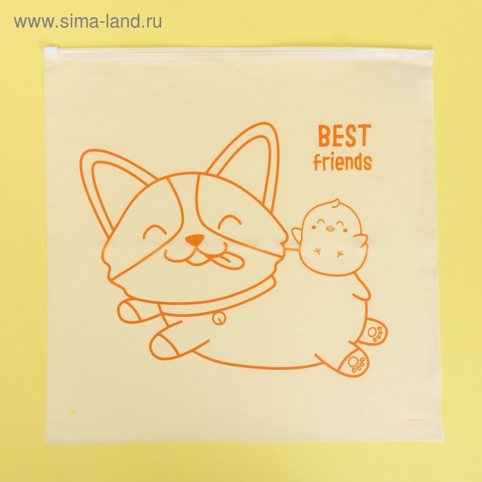 Пакет для хранения вещей Best friends, 40 × 40 см - Фото 1