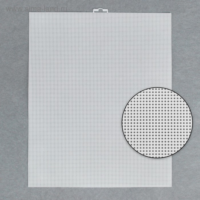 Канва для вышивания, 26 × 33 см, цвет белый - Фото 1