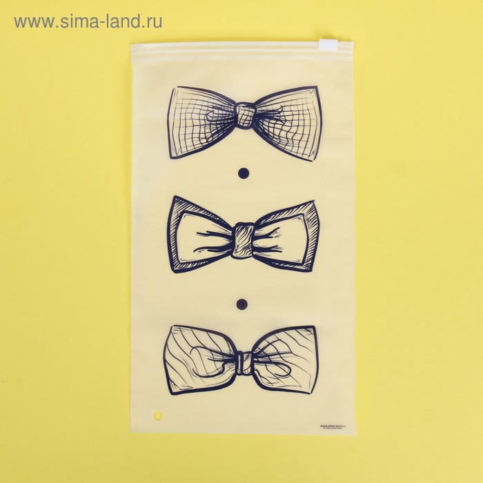 Пакет для хранения вещей Bow Tie, 14.5 × 25 см - Фото 1