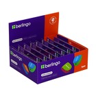 Точилка Berlingo «Fuze Ergo», 1 отверстие, с контейнером, пластиковая, блистер, европодвес, МИКС - Фото 4