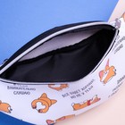 Сумка поясная "Корги"", иск. кожа, белая - Фото 3