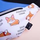 Сумка поясная "Корги"", иск. кожа, белая - Фото 6