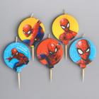 Свеча в торт, Человек-паук, набор 5 шт. - Фото 2