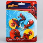 Свеча в торт, Человек-паук, набор 5 шт. - Фото 5