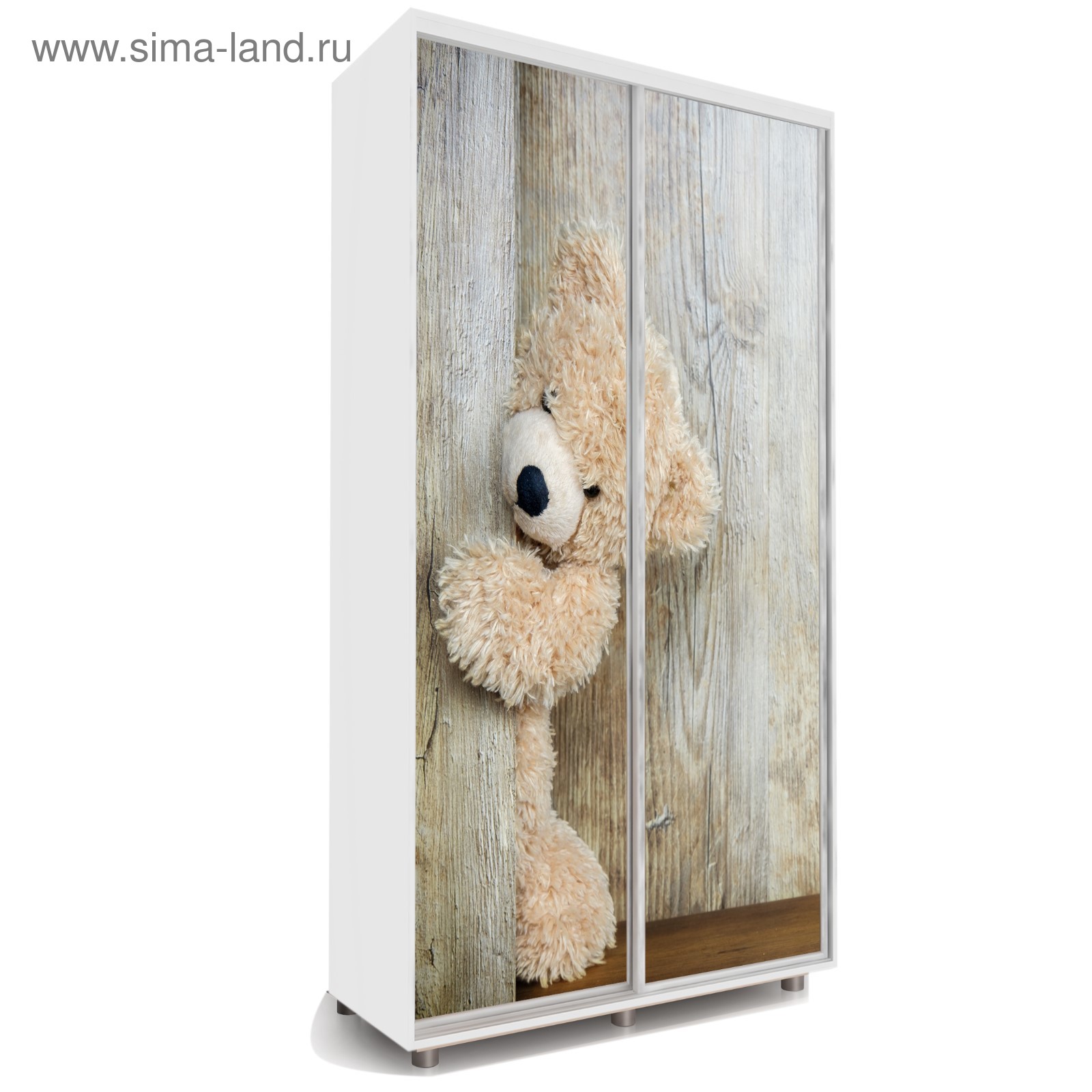 Шкаф купе Яркий-22 1600х600х2300 Белый/Детский 2 (4251504) - Купить по ...