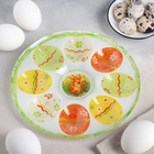 Подставка для яиц Доляна «Пасха», 20,5 см, 8 ячеек - Фото 1