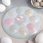 Подставка для яиц Доляна «Пасха», 20,5 см, 8 ячеек - Фото 3