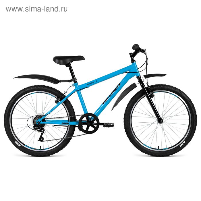 Велосипед 24" Altair MTB HT 24 1.0, 2019, цвет бирюзовый, размер 14" - Фото 1