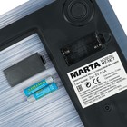 Весы напольные MARTA MT-1677, электронные, до 180 кг, черный алюминий - Фото 5