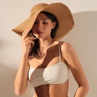 Шляпа женская MINAKU, размер 56, цвет бежевый - фото 10979021