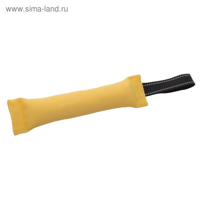 Игрушка-кусалка из шланга, 28 х 8 см, желтая - Фото 1