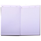 Тетрадь 96л клетка "Цветы на черном" твёрдая обложка МИКС (4 вида) - Фото 2