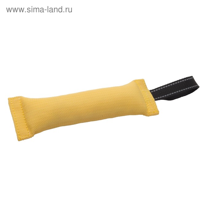 Игрушка-кусалка из шланга, 25 х 6 см, желтая - Фото 1