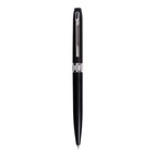 Ручка шариковая, автоматическая, корпус чёрный с серыми вставками - фото 317821227