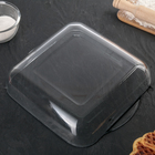 Набор квадратной посуды из жаропрочного стекла для запекания Borcam, 2 предмета: 3,2 л, 1,95 л - Фото 3