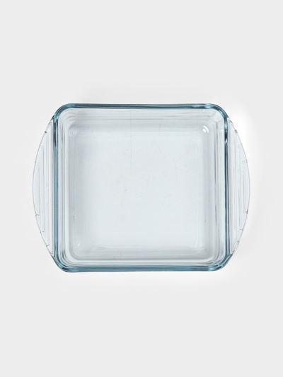 Форма для запекания Paşabahçe Borcam, 1.04 л, 20.9×16.5 см, прямоугольная, жаропрочное стекло, прозрачная