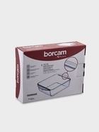 Форма для запекания Paşabahçe Borcam, 1.04 л, 20.9×16.5 см, прямоугольная, жаропрочное стекло, прозрачная 4240273