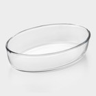 Формы для запекания Paşabahçe Borcam, 3 предмета: 1.5 л, 2.3 л, 3.2 л, жаропрочное стекло, прозрачные - Фото 3