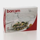 Набор форм из жаропрочного стекла для запекания Borcam, 3 предмета: 1,5 л, 2,3 л, 3,2 л - фото 10054300