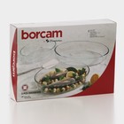 Формы для запекания Paşabahçe Borcam, 3 предмета: 1.5 л, 2.3 л, 3.2 л, жаропрочное стекло, прозрачные - Фото 8