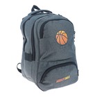 Рюкзак молодёжный, Stavia, 40 х 28 х 18 см, эргономичная спинка, «Баскетбол», тёмно-серый - Фото 3
