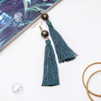 Серьги ассорти «Кейптаун» три круга, цвет белый в серебре