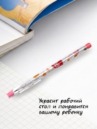 Карандаш секционный «Ассорти», НВ, с ластиком, МИКС - Фото 2