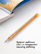 Карандаш секционный «Флюор», НВ, с ластиком, МИКС - Фото 2