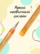 Карандаш секционный «Флюор», НВ, с ластиком, МИКС - Фото 2