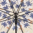 Зонт - трость полуавтоматический «Тропики», 8 спиц, R = 49 см, цвет МИКС - Фото 3