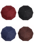 Зонт автоматический «Стиль», 3 сложения, 10 спиц, R=51/60 см, d=102 см, МИКС - Фото 4