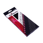 Набор карандашей чернографитных Calligrata, 12 штук, разная твёрдость, шестигранные, деревянные - Фото 13