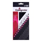 Набор карандашей чернографитных Calligrata, 12 штук, разная твёрдость, шестигранные, деревянные - Фото 10