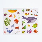 Набор наклеек с раскраской «Подводный мир», 14.5 × 21 см - Фото 10