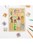 Пазлы деревянные «Зоопарк», 24 детали - Фото 4